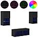 Mobiletti TV da Parete 4 pcs Rovere Nero 30,5 x 30 x 60 cm - Foto miniatura 4