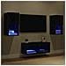 Mobiletti TV da Parete 4 pcs Rovere Nero 30,5 x 30 x 60 cm - Foto miniatura 5