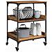 Carrello da Cucina Legno vecchio 60 x 41 x 80.5 cm - Foto miniatura 3