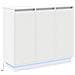 Madia LED Bianco 90 x 32 x 75 cm Legno multistrato - Foto miniatura 1