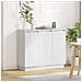 Madia LED Bianco 90 x 32 x 75 cm Legno multistrato - Foto miniatura 2