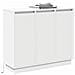 Madia LED Bianco 90 x 32 x 75 cm Legno multistrato - Foto miniatura 3