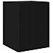 Set mobile TV Montaggio a parete 4 pcs Nero Legno multistrato - Foto miniatura 5