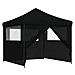 Tenda Party Nero 292 x 292 x 315 cm Tessuto Oxford - Foto miniatura 1
