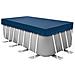 Copertura per piscina 400 x 200 cm Rettangolare PVC e PET - Foto miniatura 5