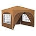 Tenda per feste a pop-up 290 x 290 x 245 cm Beige - Foto miniatura 1