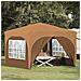 Tenda per feste a pop-up 290 x 290 x 245 cm Beige - Foto miniatura 2