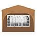 Tenda per feste a pop-up 290 x 290 x 245 cm Beige - Foto miniatura 8