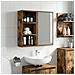 Armadio da bagno a muro Quercia Affumicata 30 x 16 x 62,5 cm - Foto miniatura 5