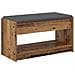 Panca per ingresso con cuscino Legno vecchio 83 x 38 x 45 cm - Foto miniatura 1