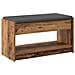 Panca per ingresso con cuscino Legno vecchio 83 x 38 x 45 cm - Foto miniatura 7