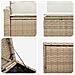 Set di divani 7 pcs Beige e Bianco Crema - Foto miniatura 5
