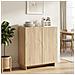 Credenza Rovere Sonoma 67 x 34,5 x 75 cm Legno ingegnerizzato - Foto miniatura 2