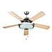 Ventilatore a Soffitto in Legno con Luce - Foto miniatura 1