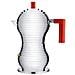 Caffettiera Espresso Pulcina Rosso 3 Tazza Alluminio Induzione - Foto miniatura 1