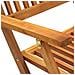 Set Da Pranzo Per Esterni 9 Pz In Legno Massello Di Acacia - Foto miniatura 7