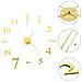 Orologio Da Parete 3d In Stile Moderno 100cm Xxl Oro - Foto miniatura 1