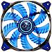 Cfd 120 Ventola Di Raffreddamento Case Diametro 120mm 1.200 Rpm Led Blu - Foto miniatura 5