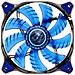 Cfd 120 Ventola Di Raffreddamento Case Diametro 120mm 1.200 Rpm Led Blu - Foto miniatura 3