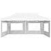Gazebo Professionale Pieghevole Alluminio e Pareti 6x3m Bianco - Foto miniatura 7
