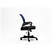 Sedia Ufficio Genius in Rete Traspirante I Sedia Pc Ergonomica Girevole Regolabile I Sedia Studio Imbottita con Braccioli e Ruote I Carico Max 120 kg Blu - Foto miniatura 3