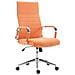Sedia Ufficio Girevole Kolumbus in Tessuto I Sedia Scrivania Ergonomica con Alto Schienale I Sedia Studio Regolabile con Braccioli Arancione - Foto miniatura 1