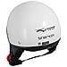 Casco Jet Scooter Moto Omologato Ece 22 Visiera Parasole Bianco M - Foto miniatura 3