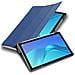 Custodia Per Tablet Compatibile Con Huawei Mediapad M5 / M5 Pro (10.8"" Zoll) In Blu Scuro Jersey - Coperchio Protettiva Ultra Sottile Con Funzione Auto Wake Up E Stand - Foto miniatura 1