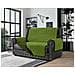 Copridivano Antimacchia - Salvadivano Trapuntato Double Face - 3 Posti Per Seduta Da 170 A 195 Cm - Militare / verde - Foto miniatura 4