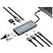 DONN06G replicatore di porte e docking station per laptop Cablato USB 3.2 Gen 1 (3.1 Gen 1) Type-C Grigio - Foto miniatura 3