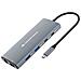 DONN06G replicatore di porte e docking station per laptop Cablato USB 3.2 Gen 1 (3.1 Gen 1) Type-C Grigio - Foto miniatura 1