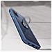 Cover Samsung Galaxy A02s Bimateriale Anello Metallicoe Supporto Blu - Foto miniatura 5