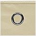 Scatole Portaoggetti con Coperchi 4pz Crema 32x32x32 cm Tessuto - Foto miniatura 4