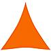 Parasole a Vela Oxford Triangolare 4,5x4,5x4,5 m Arancione - Foto miniatura 1