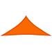 Parasole a Vela Oxford Triangolare 4,5x4,5x4,5 m Arancione - Foto miniatura 3