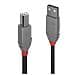 36673 2m USB A USB B Maschio Maschio Nero cavo USB - Foto miniatura 1