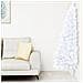 Albero di Natale Artificiale Metà con Supporto Bianco 240cm PVC - Foto miniatura 1