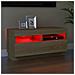 Mobile Porta TV con Luci LED Rovere Sonoma 80x35x40 cm - Foto miniatura 3