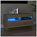 Mobile Porta TV con Luci LED Rovere Sonoma 80x35x40 cm - Foto miniatura 1