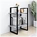Libreria 2 Ripiani Grigio Cemento 60x30x70 cm Legno Multistrato - Foto miniatura 3
