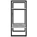 Libreria 2 Ripiani Grigio Cemento 60x30x70 cm Legno Multistrato - Foto miniatura 4