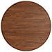 Piano Tavolo Rotondo Marrone Scuro 80x1,5 Cm Rovere Trattato - Foto miniatura 2