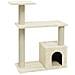 Albero Per Gatti Con Tiragraffi In Sisal Crema 70 Cm - Foto miniatura 1