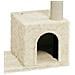 Albero Per Gatti Con Tiragraffi In Sisal Crema 70 Cm - Foto miniatura 3