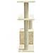 Albero Per Gatti Con Tiragraffi In Sisal Crema 70 Cm - Foto miniatura 4