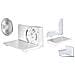 Mpm Mkr-05 Affettatrice Elettrica Pieghevole, Taglio Regolabile Fino A 15 Mm Acciaio Inox 150w Bianco - Foto miniatura 5