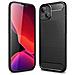Forcell Custodia B-case Tpu Silicone Cover Case Per Apple Iphone 15 Carbon Metal Black - Foto miniatura 1
