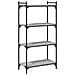 Libreria 4 Ripiani Grigio Sonoma 60x30x120cm Legno Multistrato - Foto miniatura 2