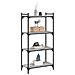 Libreria 4 Ripiani Grigio Sonoma 60x30x120cm Legno Multistrato - Foto miniatura 3