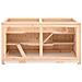 Gabbia Per Criceti 104x52x54 Cm In Legno Massello Di Abete - Foto miniatura 4